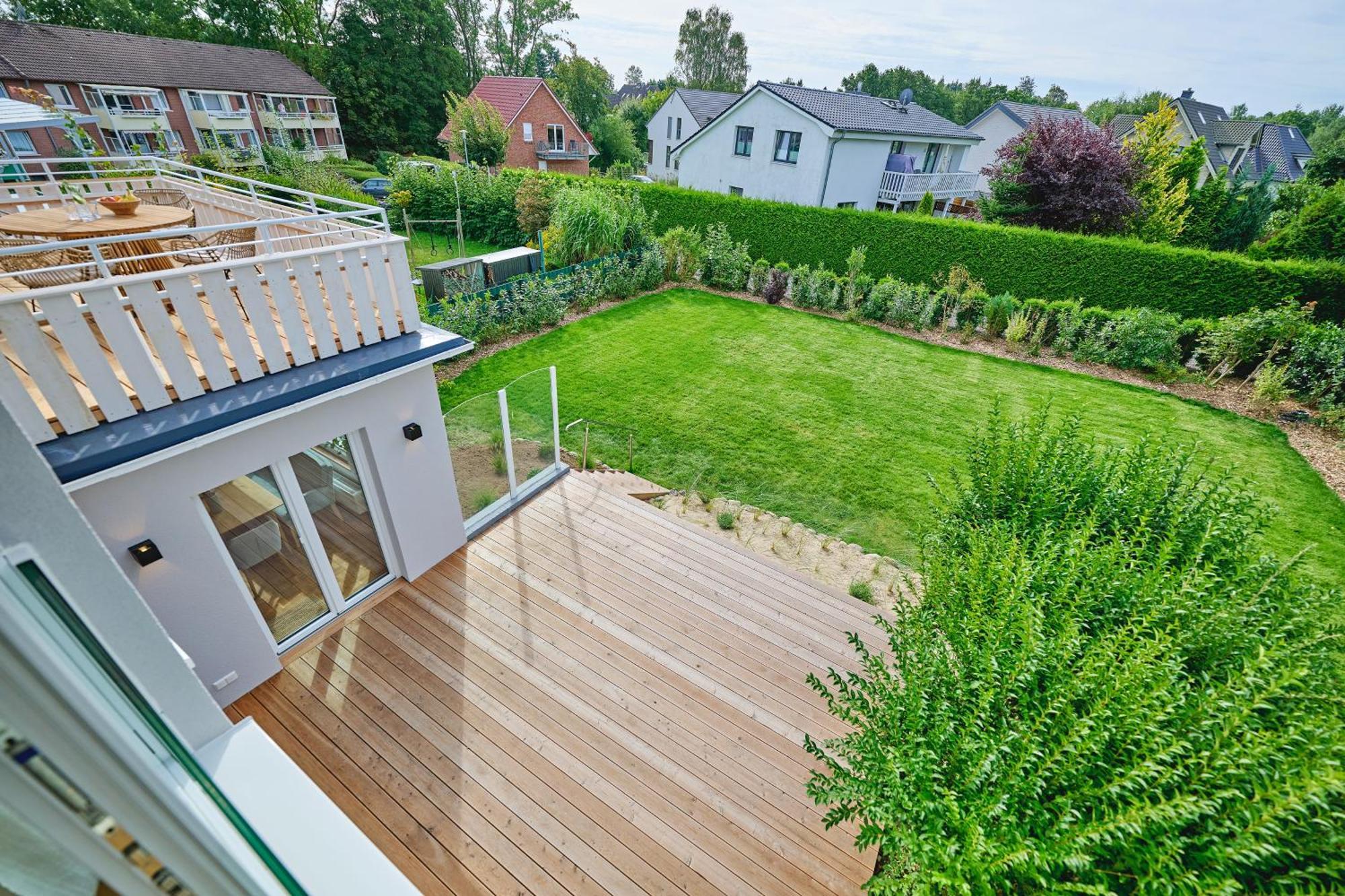 Lykke Hus - Wohnung Mathildas Garten Eg تيميندورفير ستراند المظهر الخارجي الصورة
